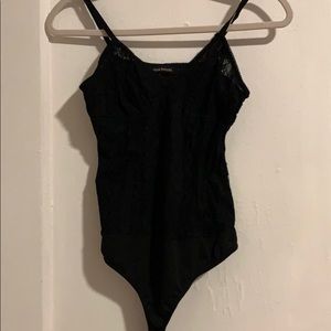 Black lace bodysuit
